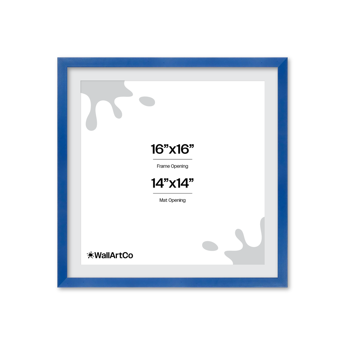The Attention Grabber Blue Picture Frame