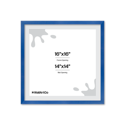 The Attention Grabber Blue Picture Frame