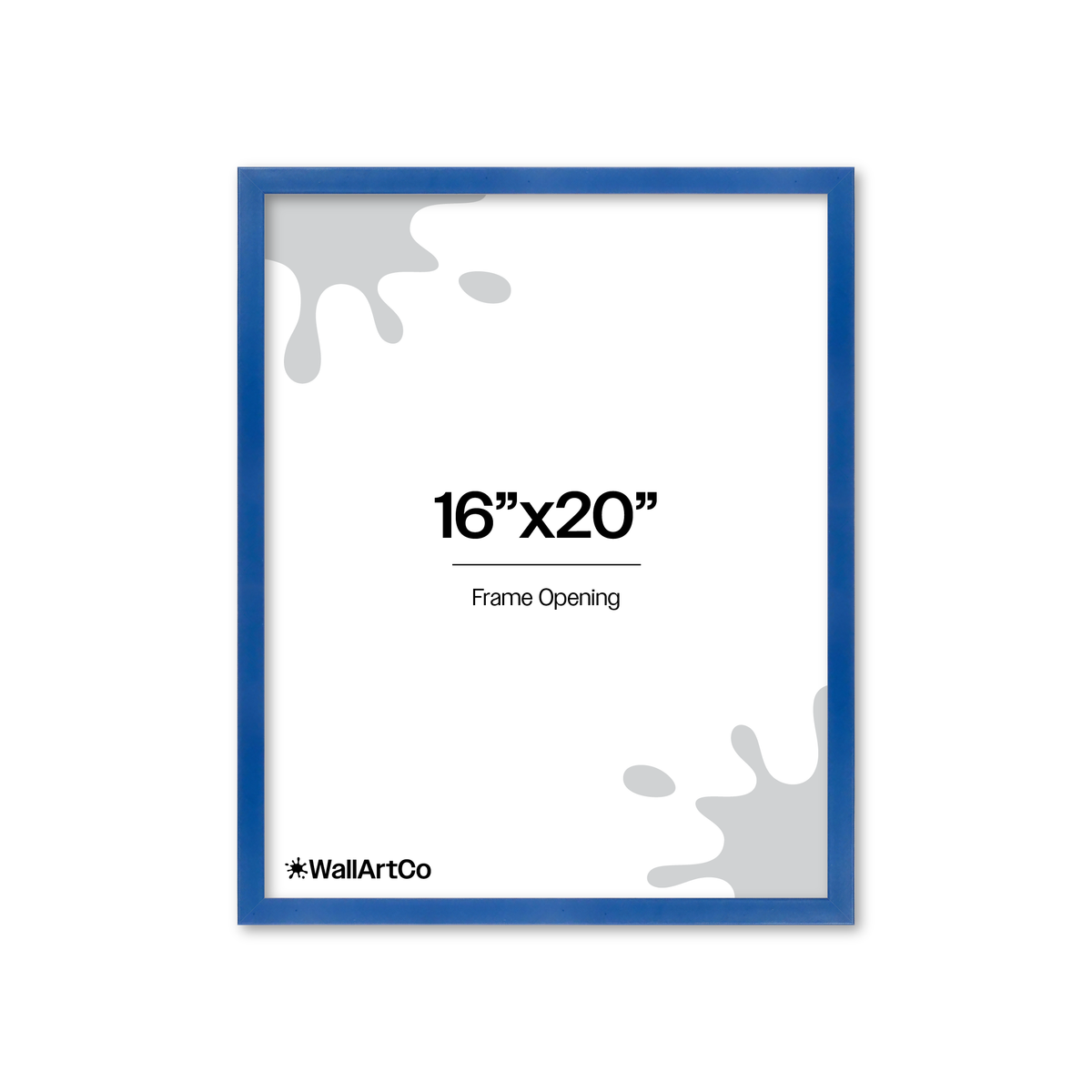 The Attention Grabber Blue Picture Frame