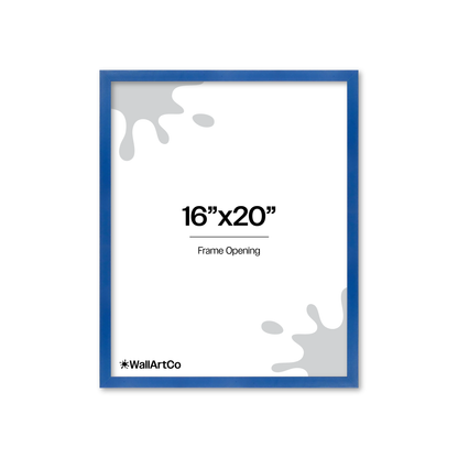 The Attention Grabber Blue Picture Frame