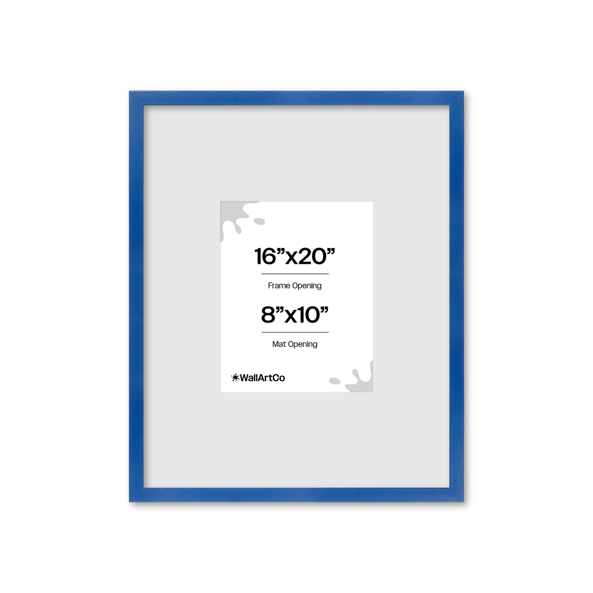 The Attention Grabber Blue Picture Frame