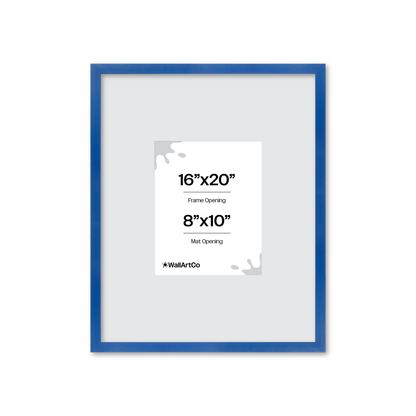 The Attention Grabber Blue Picture Frame