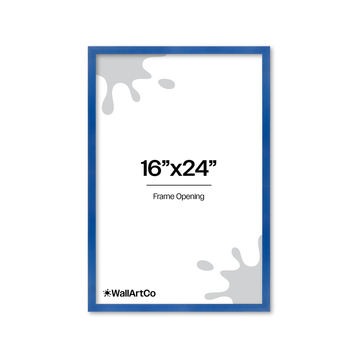 The Attention Grabber Blue Picture Frame