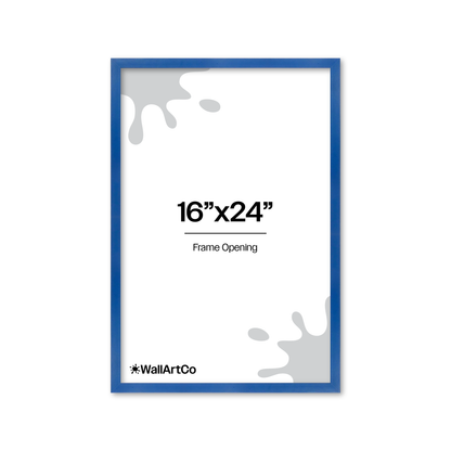 The Attention Grabber Blue Picture Frame