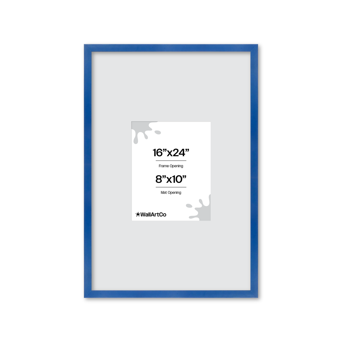 The Attention Grabber Blue Picture Frame