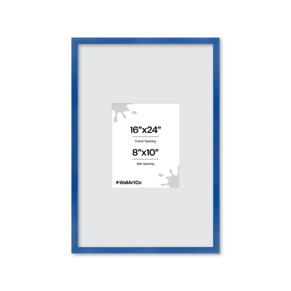 The Attention Grabber Blue Picture Frame