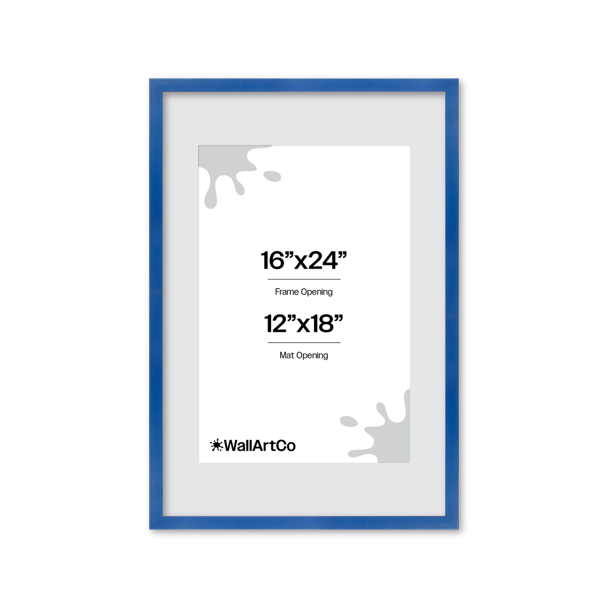 The Attention Grabber Blue Picture Frame