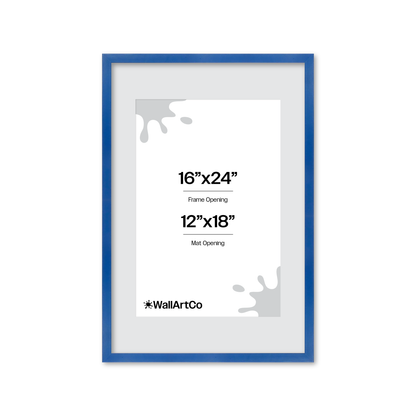 The Attention Grabber Blue Picture Frame