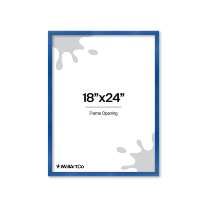 The Attention Grabber Blue Picture Frame