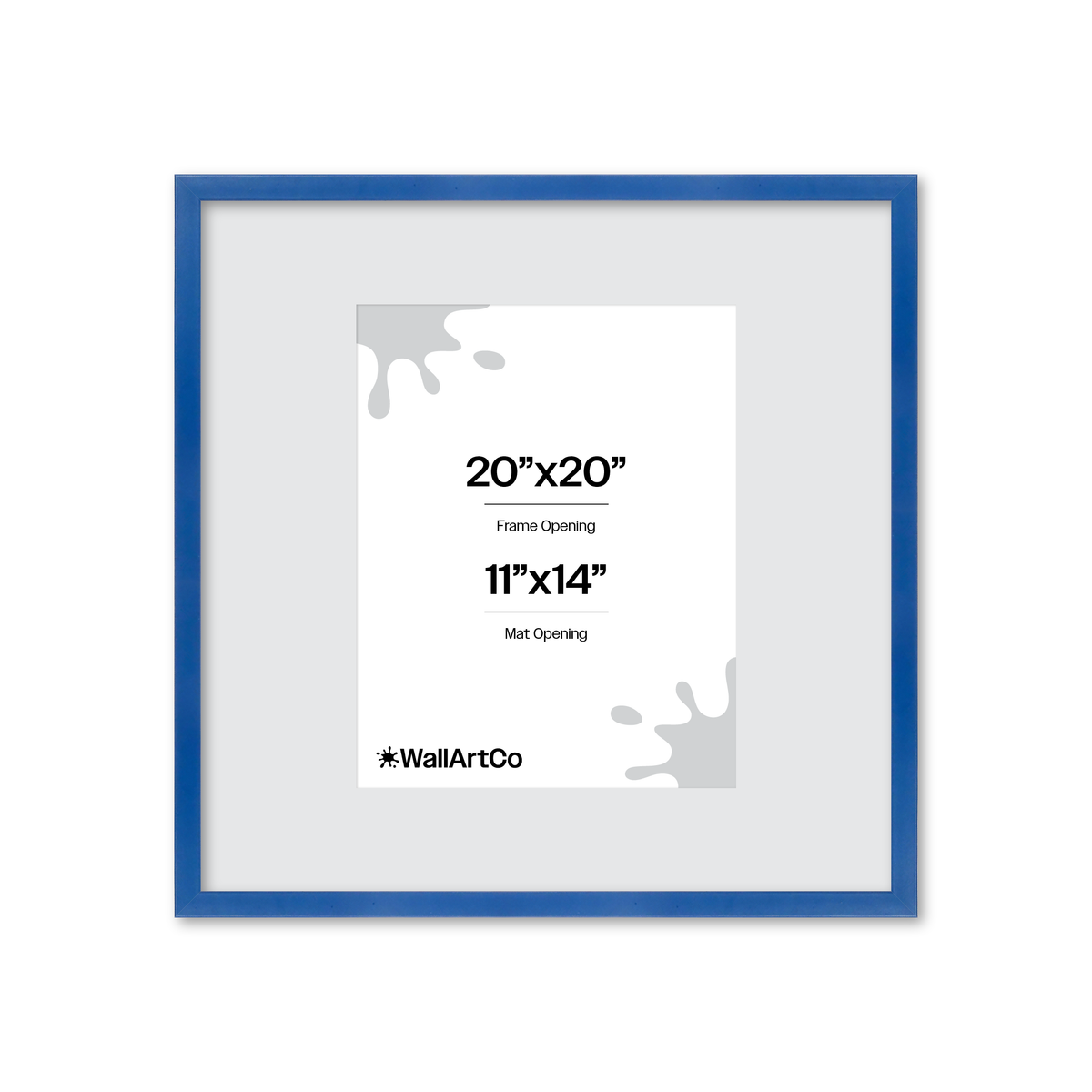 The Attention Grabber Blue Picture Frame