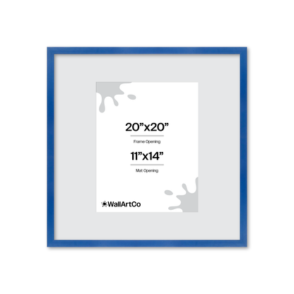 The Attention Grabber Blue Picture Frame