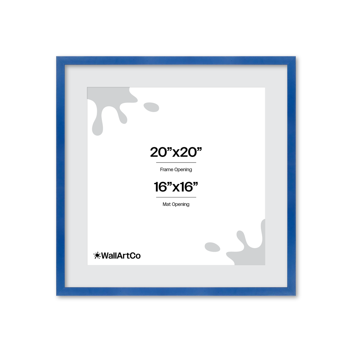 The Attention Grabber Blue Picture Frame