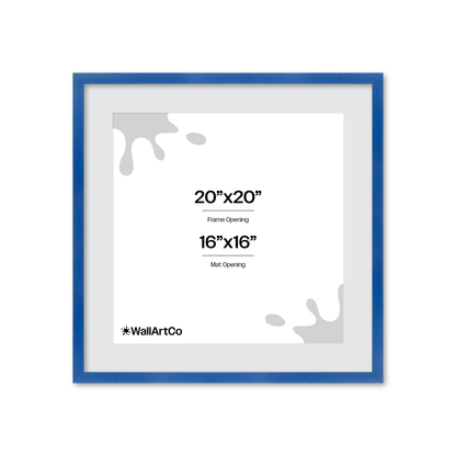 The Attention Grabber Blue Picture Frame