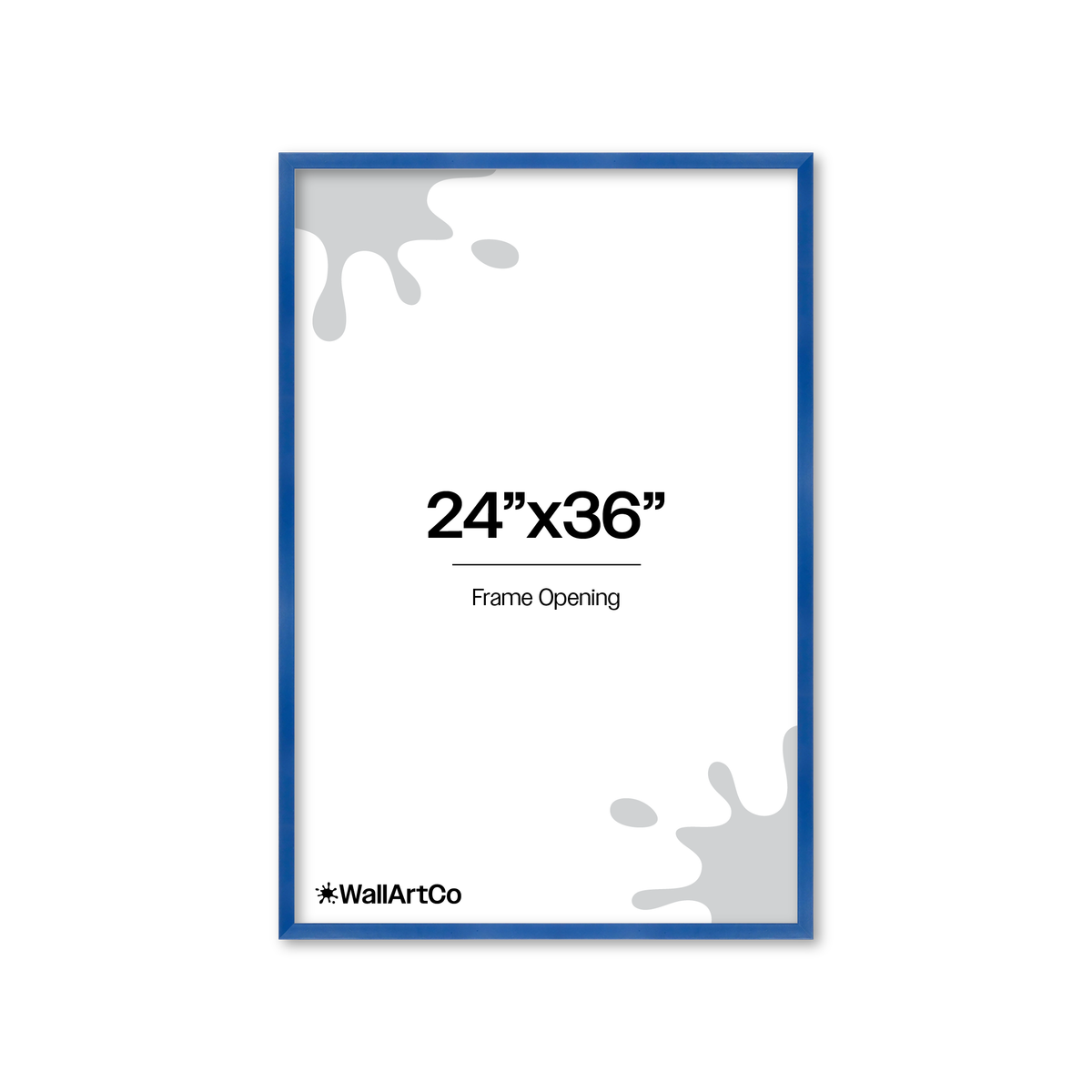 The Attention Grabber Blue Picture Frame
