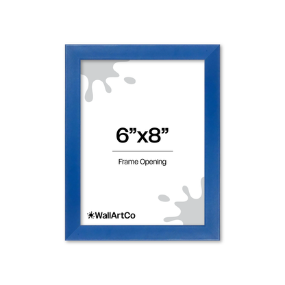 The Attention Grabber Blue Picture Frame