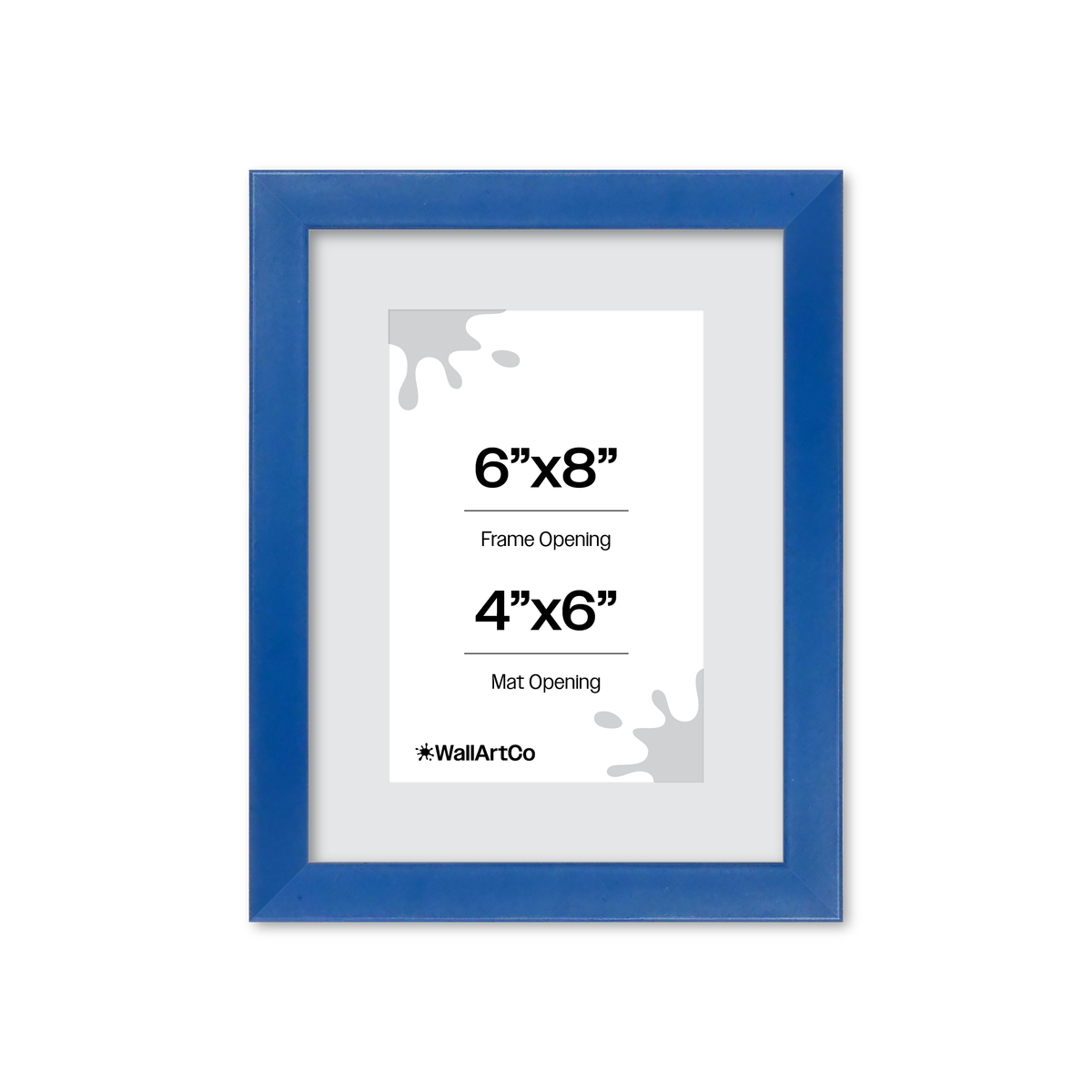 The Attention Grabber Blue Picture Frame