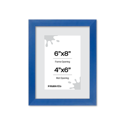 The Attention Grabber Blue Picture Frame