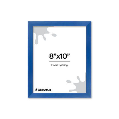 The Attention Grabber Blue Picture Frame