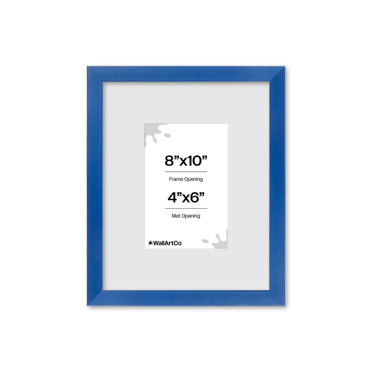 The Attention Grabber Blue Picture Frame