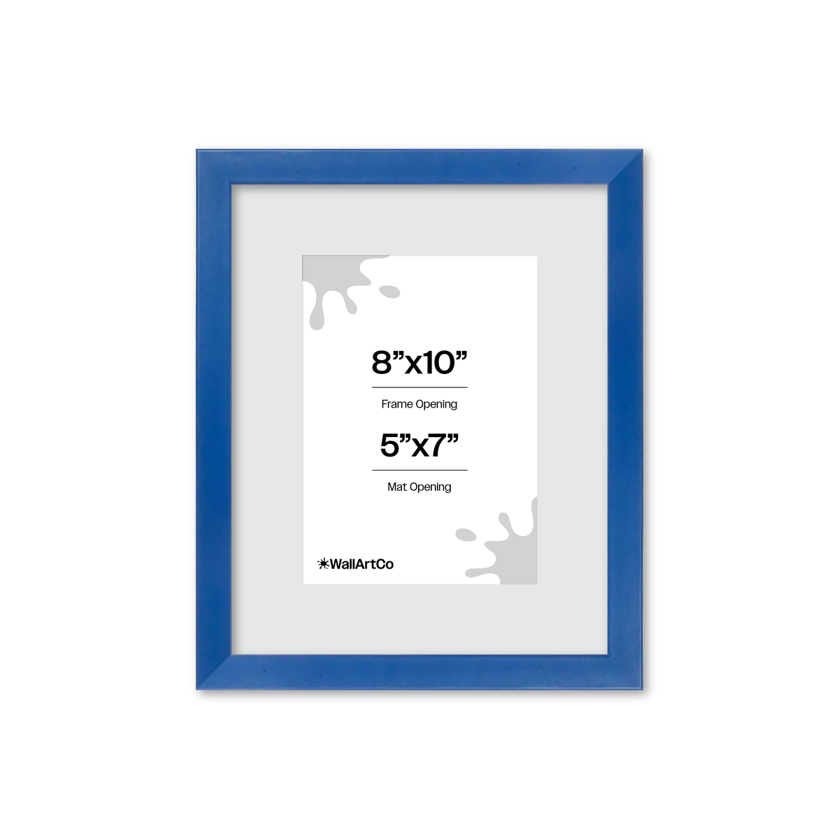 The Attention Grabber Blue Picture Frame
