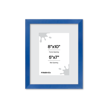 The Attention Grabber Blue Picture Frame