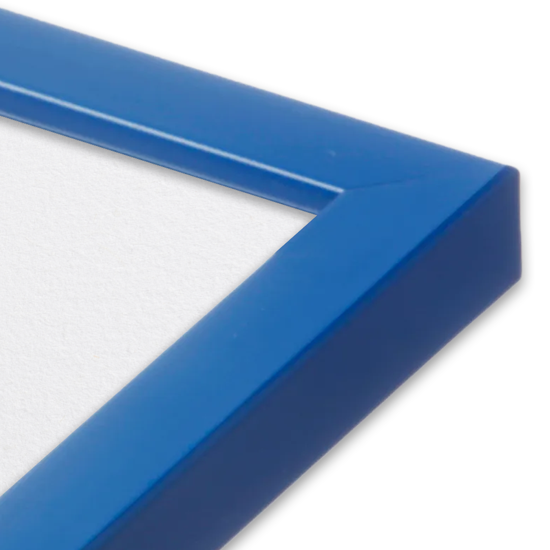 The Attention Grabber Blue Picture Frame