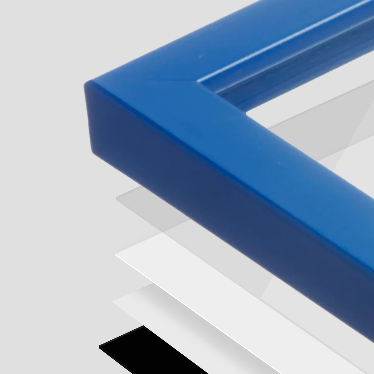 The Attention Grabber Blue Picture Frame