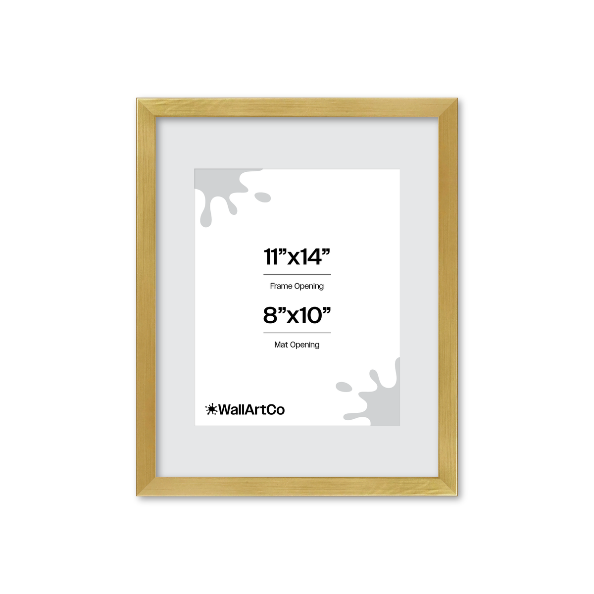 The Attention Grabber Gold Picture Frame