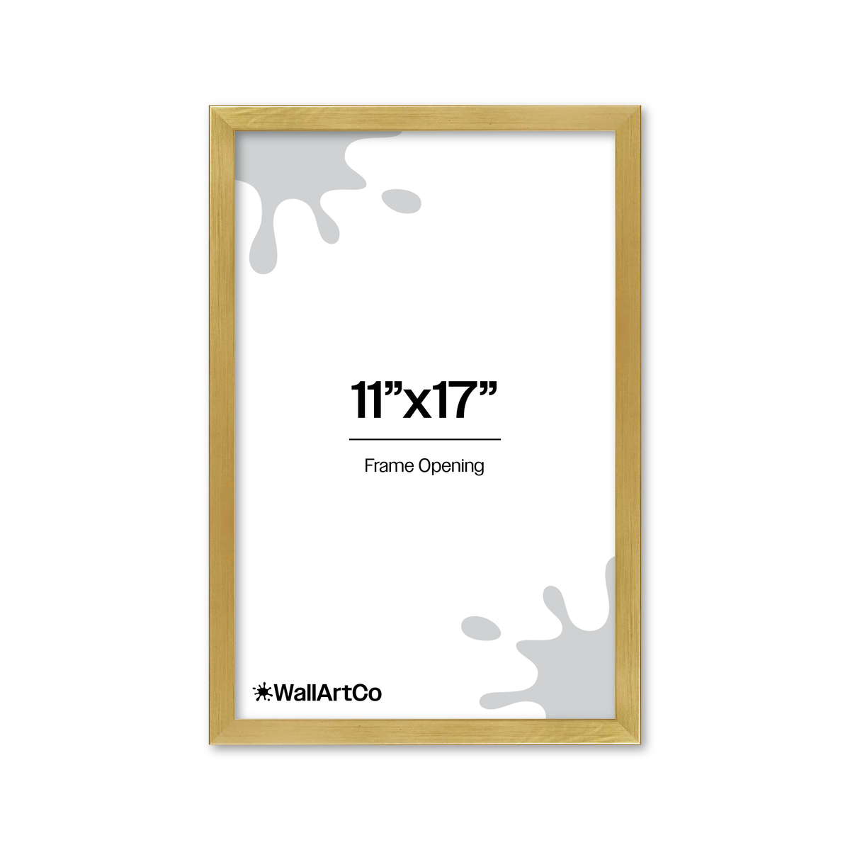 The Attention Grabber Gold Picture Frame