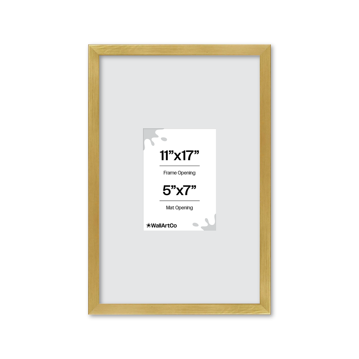 The Attention Grabber Gold Picture Frame