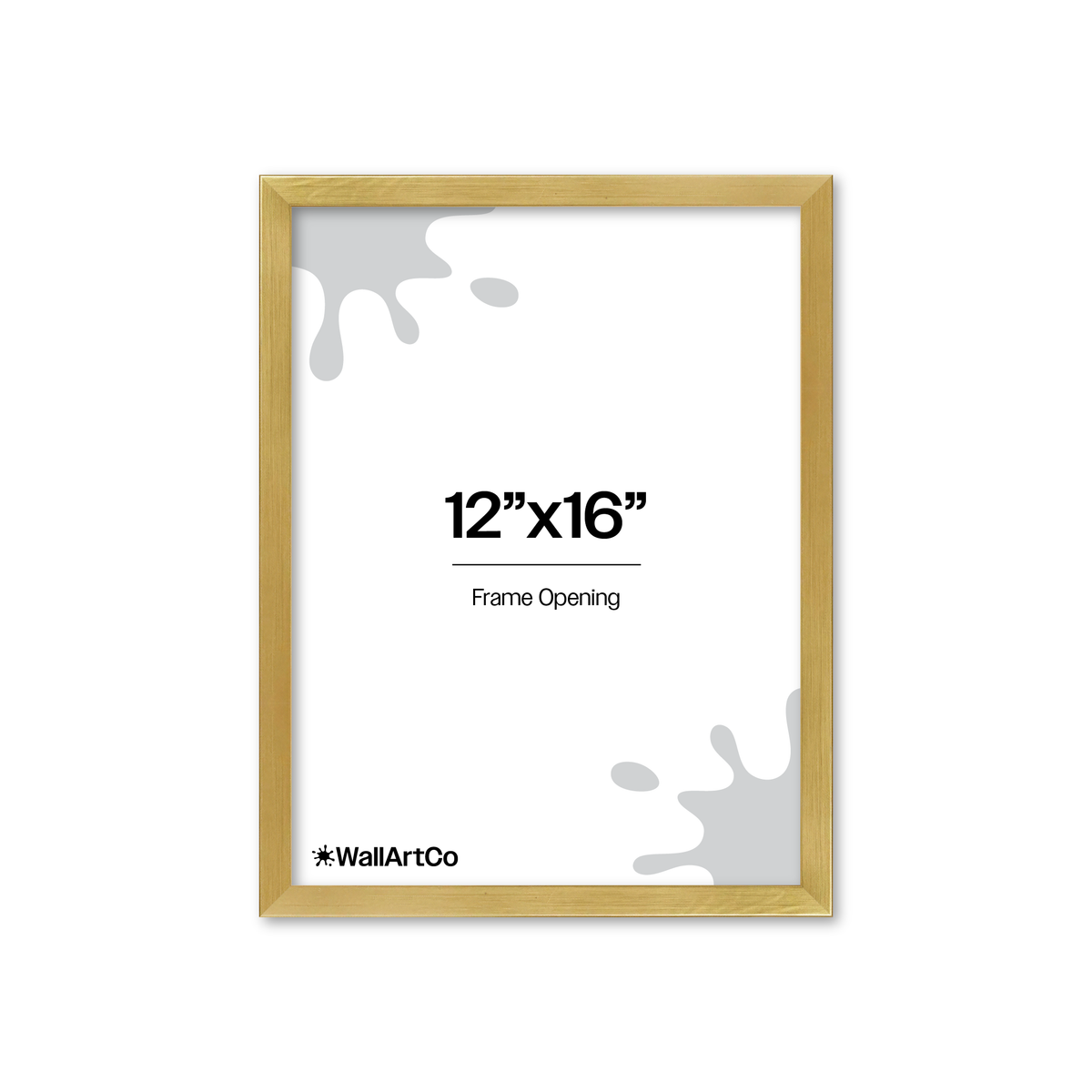 The Attention Grabber Gold Picture Frame