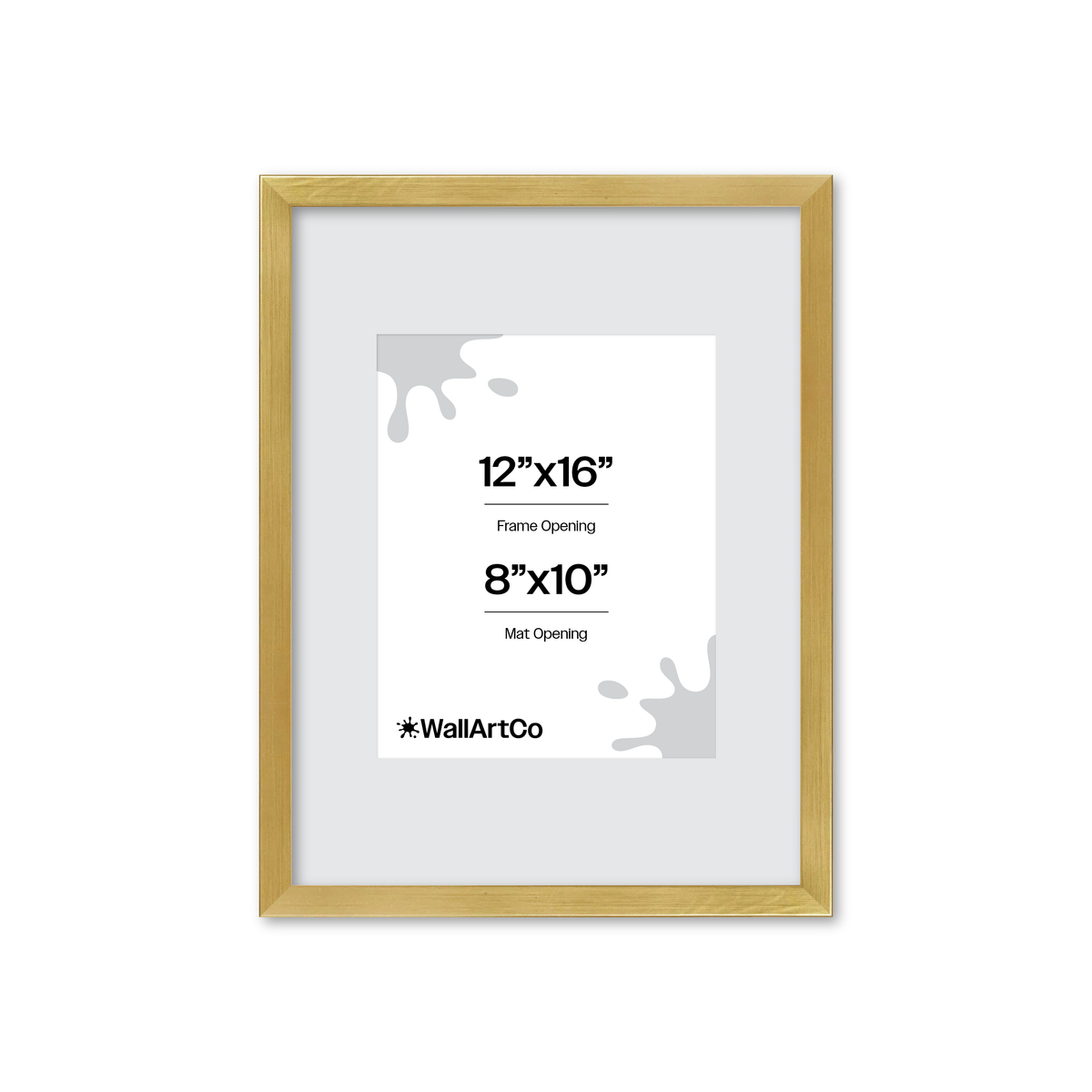 The Attention Grabber Gold Picture Frame