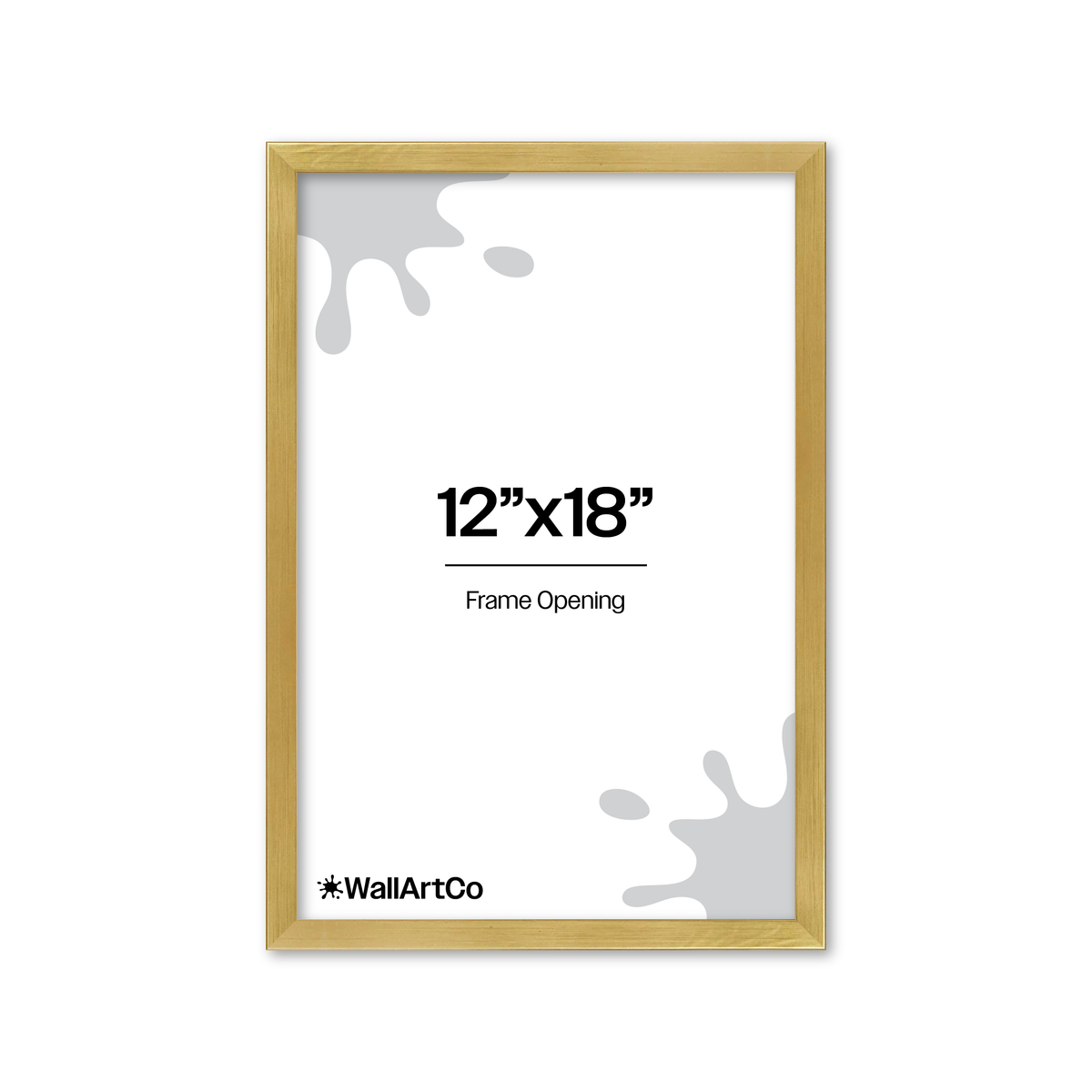 The Attention Grabber Gold Picture Frame