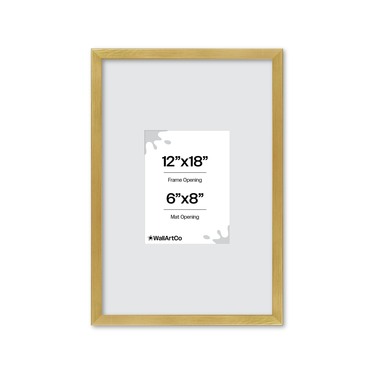 The Attention Grabber Gold Picture Frame