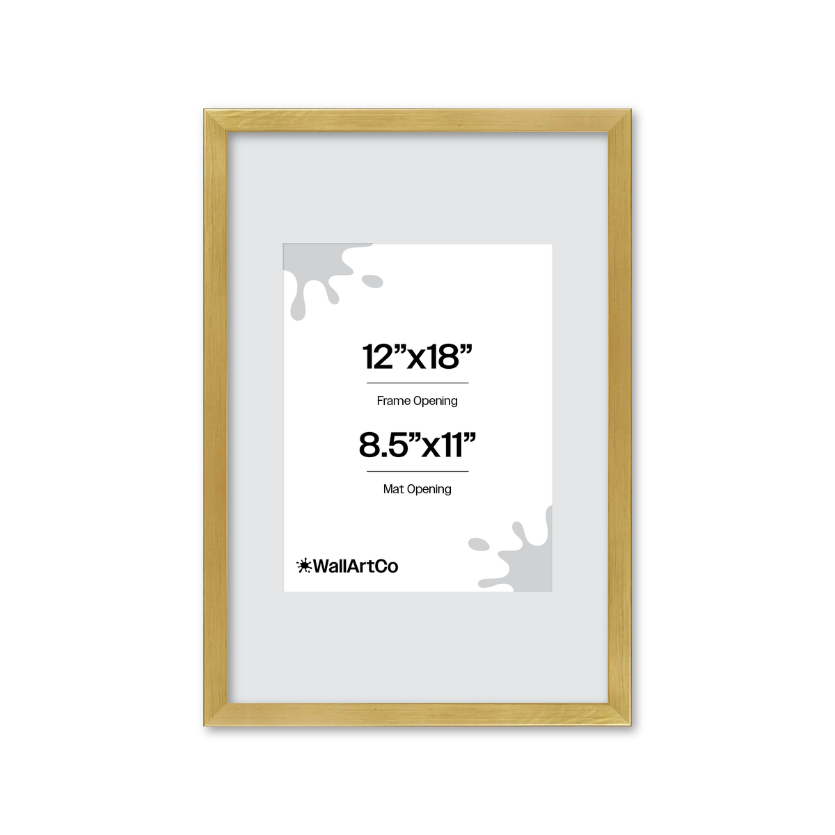 The Attention Grabber Gold Picture Frame