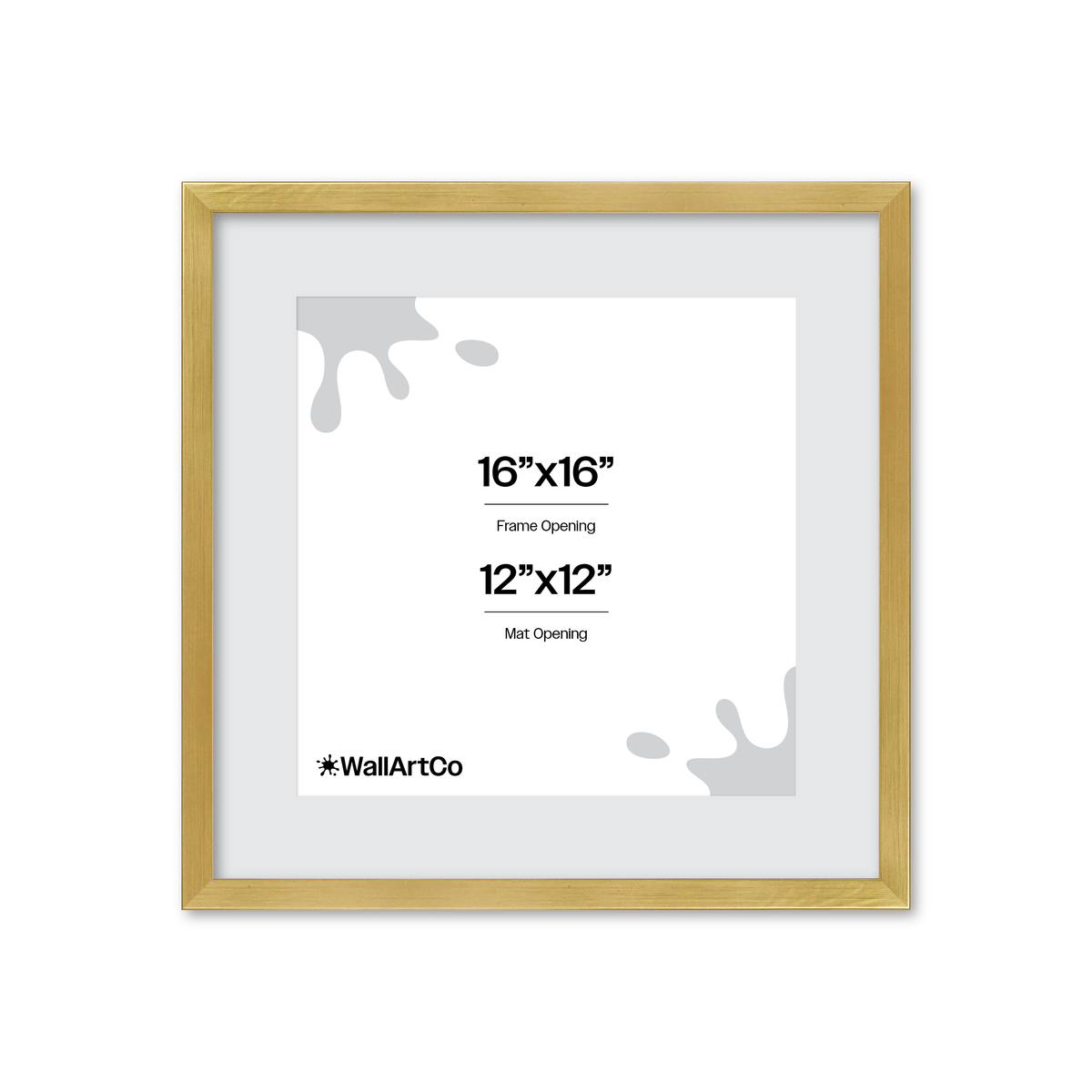The Attention Grabber Gold Picture Frame