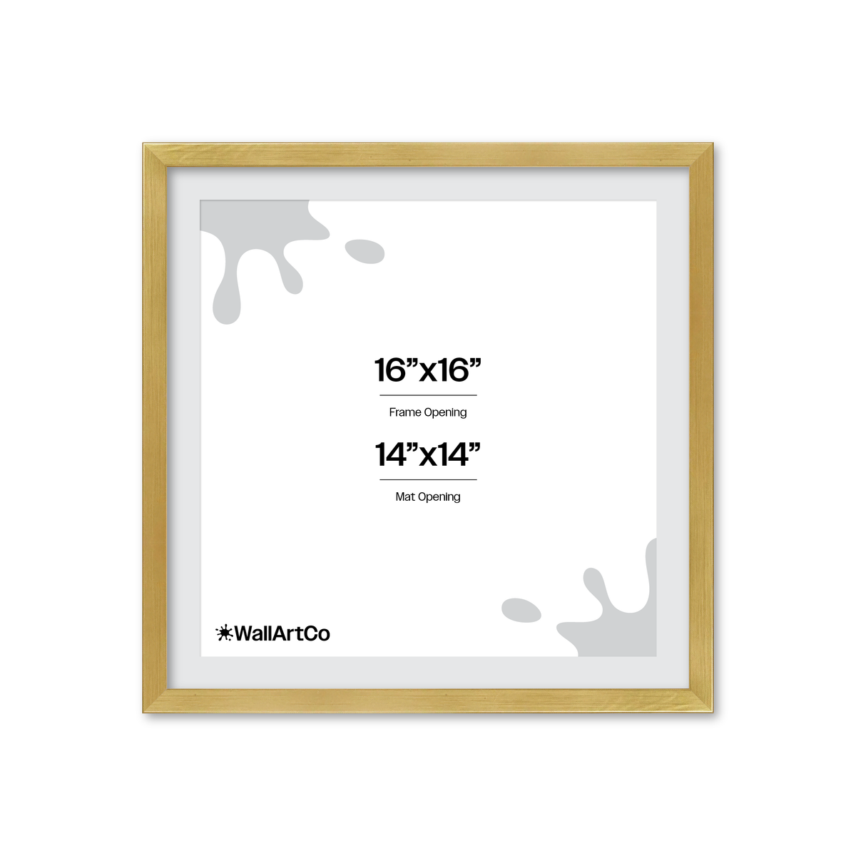 The Attention Grabber Gold Picture Frame