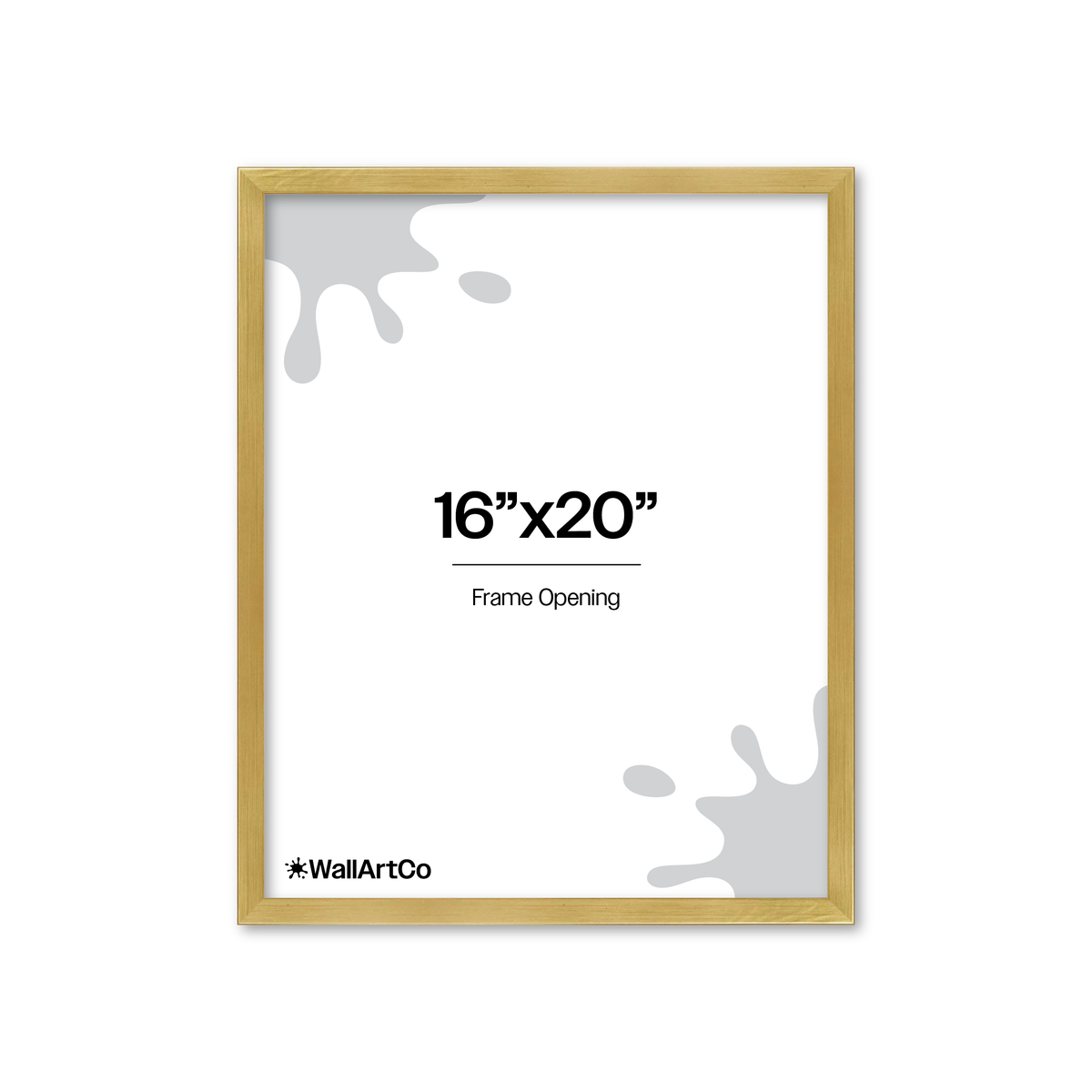 The Attention Grabber Gold Picture Frame