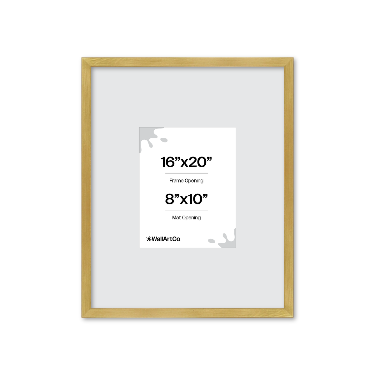 The Attention Grabber Gold Picture Frame