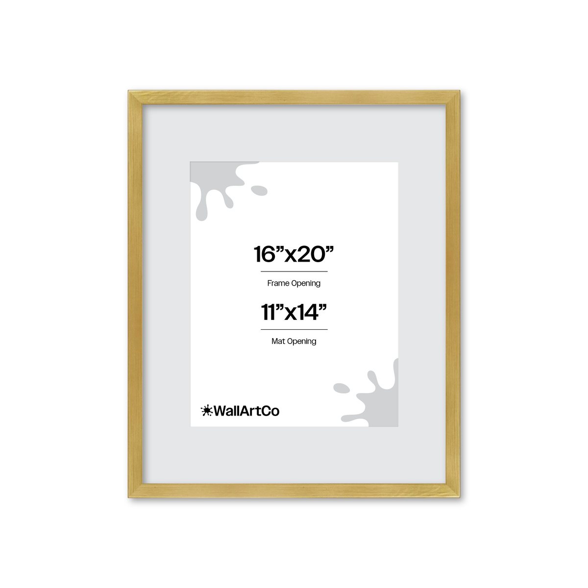 The Attention Grabber Gold Picture Frame