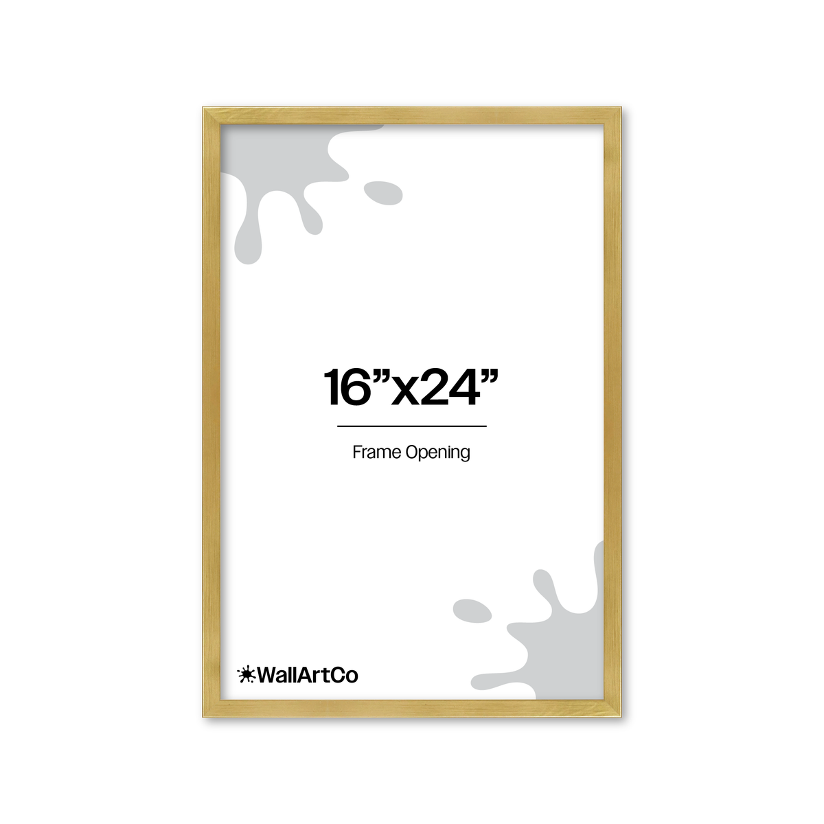 The Attention Grabber Gold Picture Frame