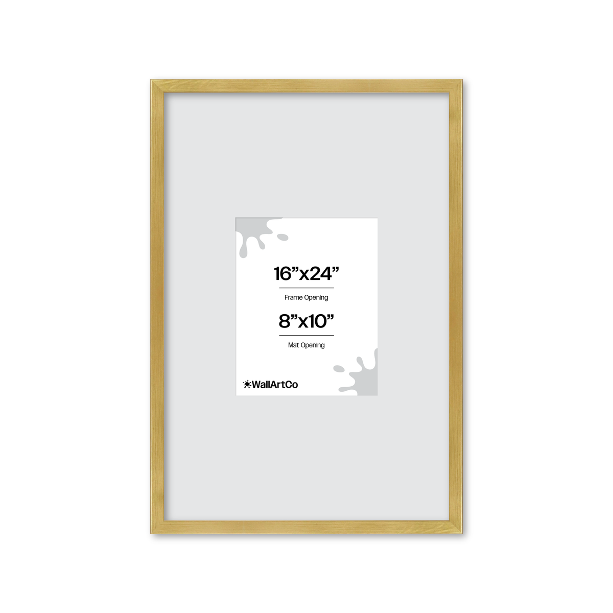 The Attention Grabber Gold Picture Frame