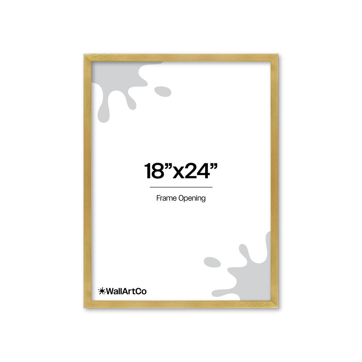 The Attention Grabber Gold Picture Frame