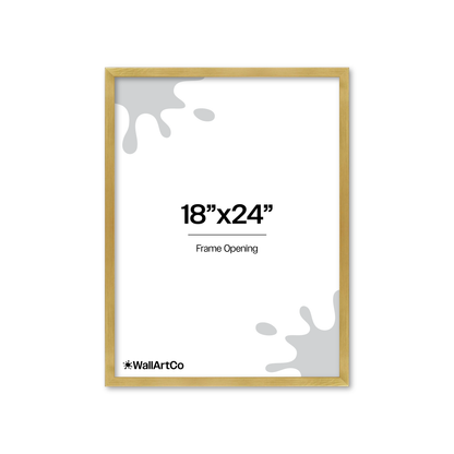 The Attention Grabber Gold Picture Frame