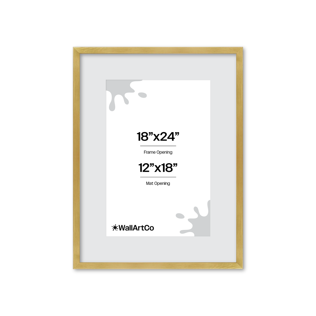 The Attention Grabber Gold Picture Frame