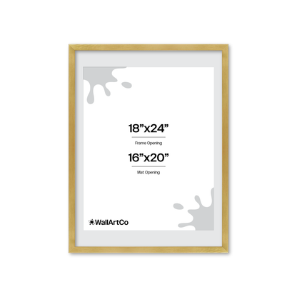 The Attention Grabber Gold Picture Frame