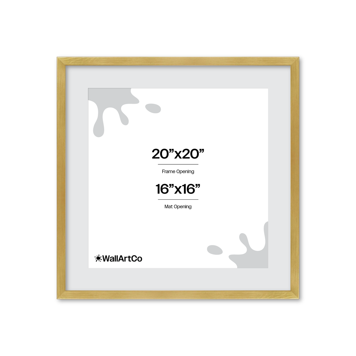 The Attention Grabber Gold Picture Frame