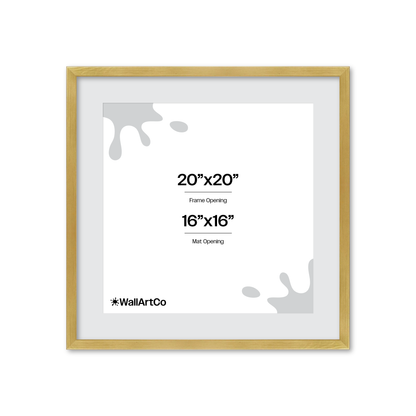 The Attention Grabber Gold Picture Frame