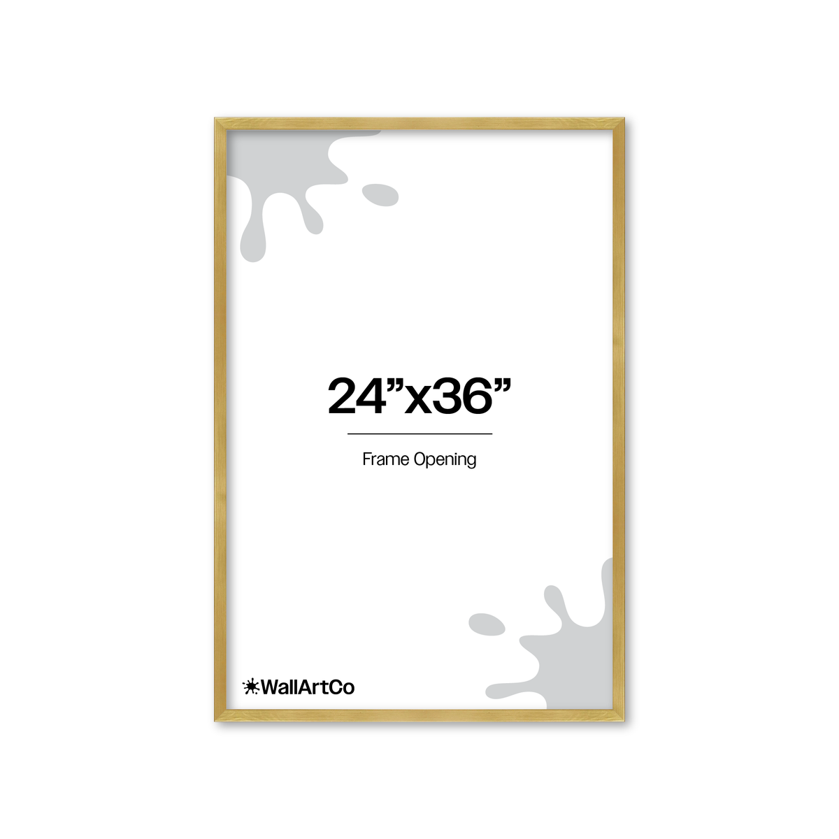 The Attention Grabber Gold Picture Frame