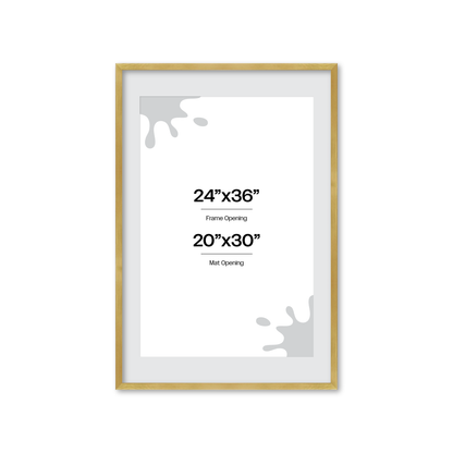 The Attention Grabber Gold Picture Frame